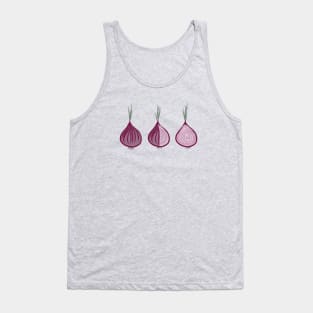 Onion Cutting Process Foodie Tank Top